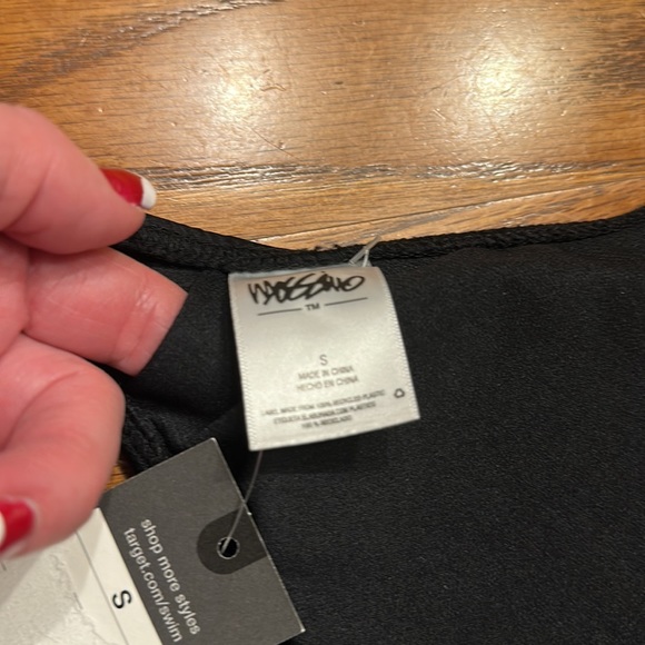 Black Mosso Halter style, Strappy bikini top with front corset cleavage … - Picture 7 of 8